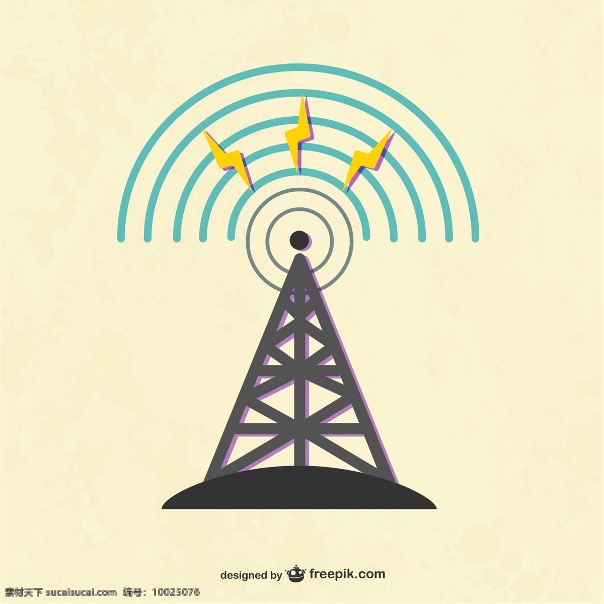 创意 无线电 塔 矢量 无线电塔设计 卡通无线 无线电塔 信号 发射器 生活百科 电脑网络