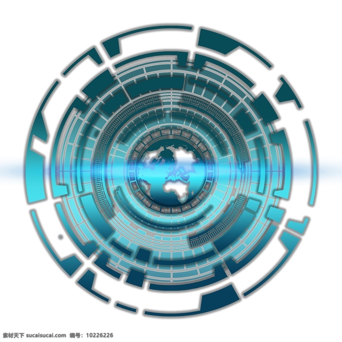 蓝色 科技 科幻 未来 地球 装饰 图案 元素 底纹 背景