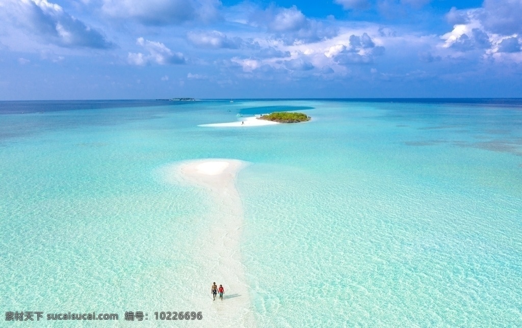 海洋 沙滩 大海 蓝天 白云 绿水 阳光 海岛 岛屿 旅游摄影 自然风景