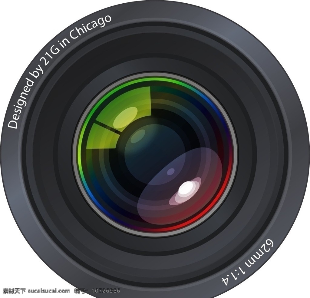 照相机镜头 镜头 lens 矢量素材 矢量电子科技 照相机 矢量 电脑网络 生活百科