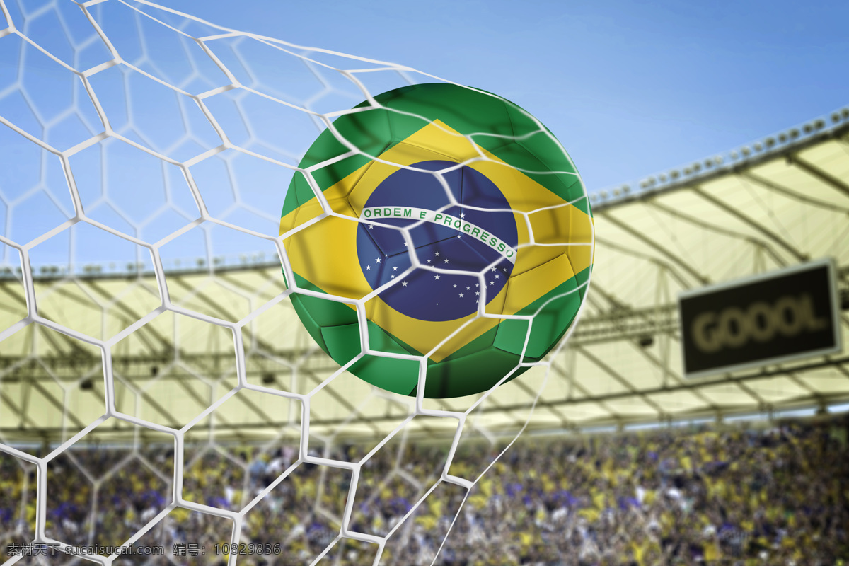 球网 中 世界杯 标志 足球 背景 巴西 体育运动 生活百科