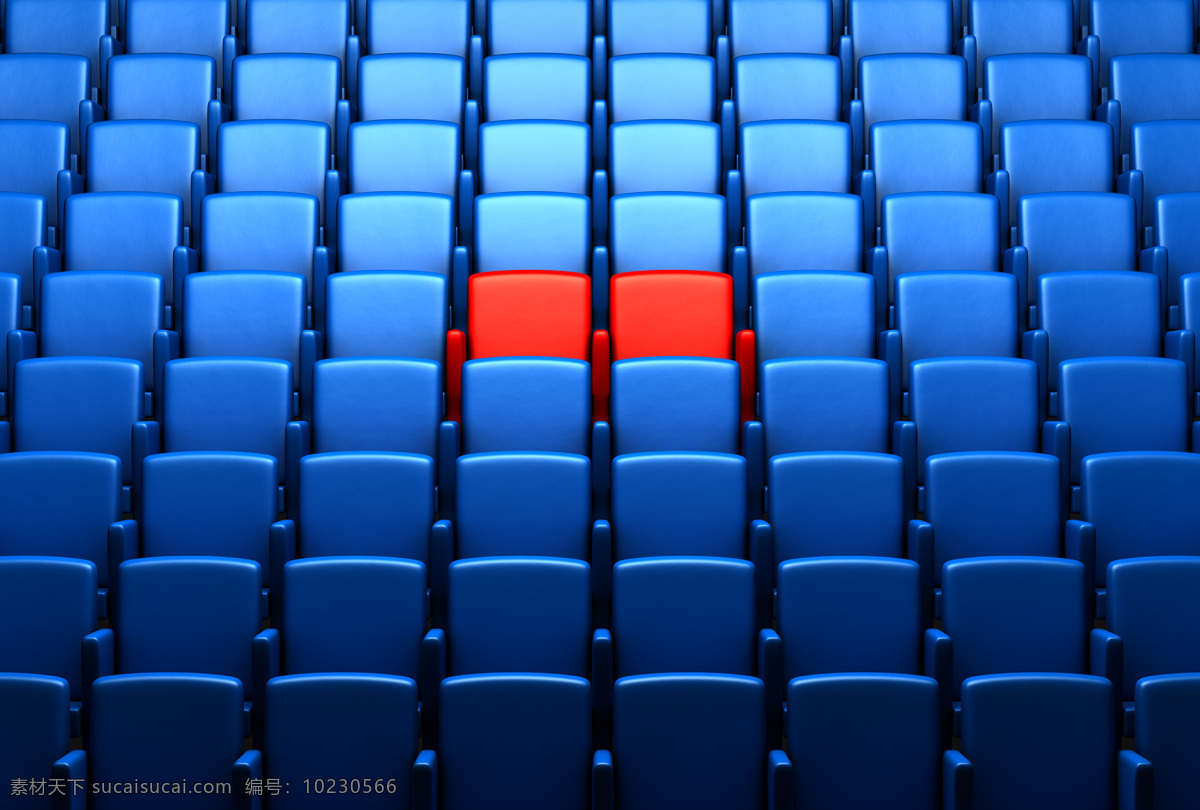 电影院 内 椅子 蓝色 红色 电影 影音娱乐 生活百科