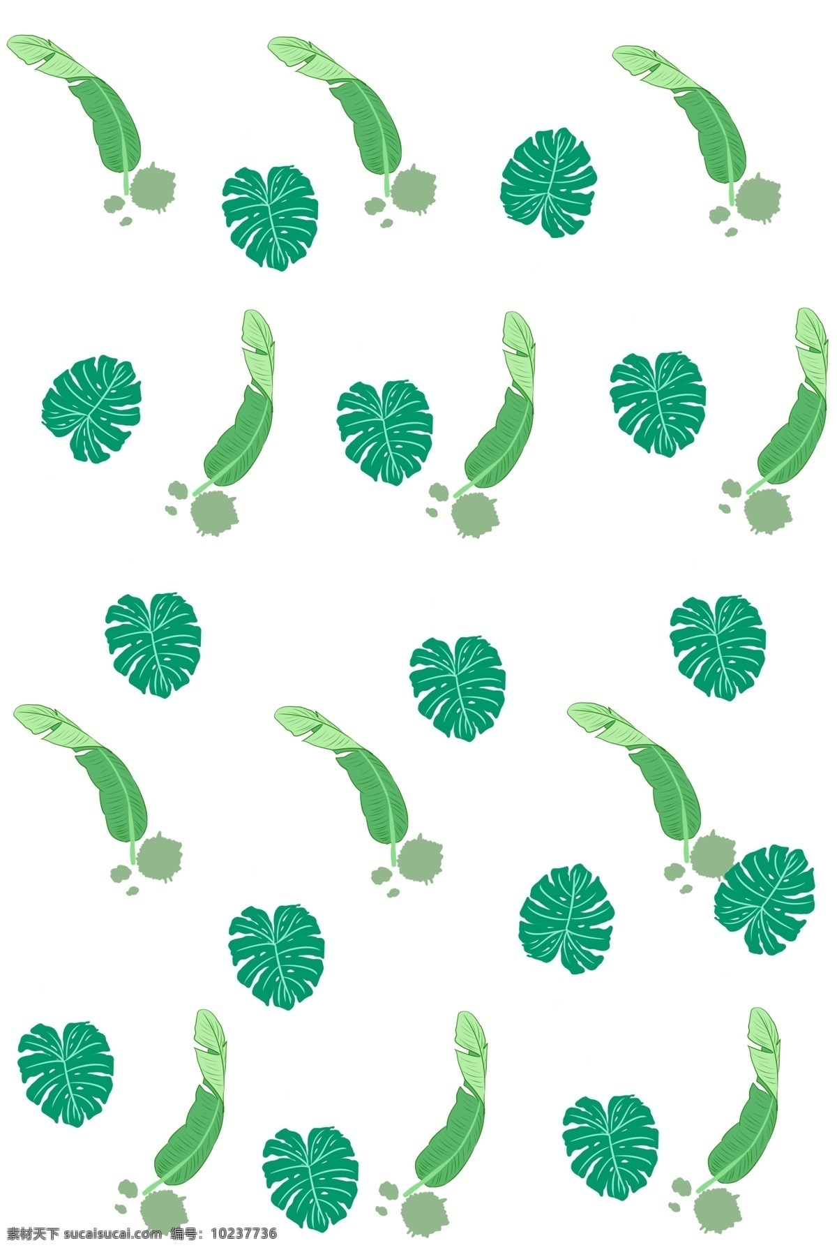 手绘 漂亮 植物 底纹 漂亮的植物 卡通插画 手绘植物插画 创意的底纹 绿色的树叶 美丽的植物