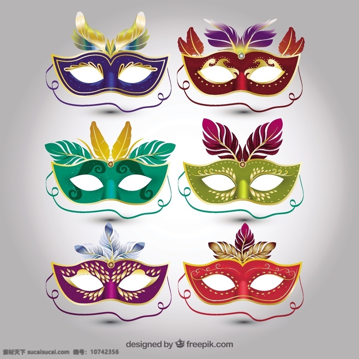 缤纷 羽毛 面具 聚会 庆祝 节日 丰富多彩 事件 狂欢节 节 装饰 巴西 假面舞会 娱乐 文体 狂欢节面具 现实 神秘的面具 威尼斯