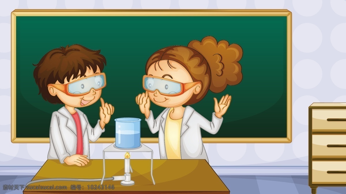 卡通化学教师 器皿 化学 实验 化验员 老师 化学素材 检验员 人物 卡通 研究员 开学教育素材 卡通设计