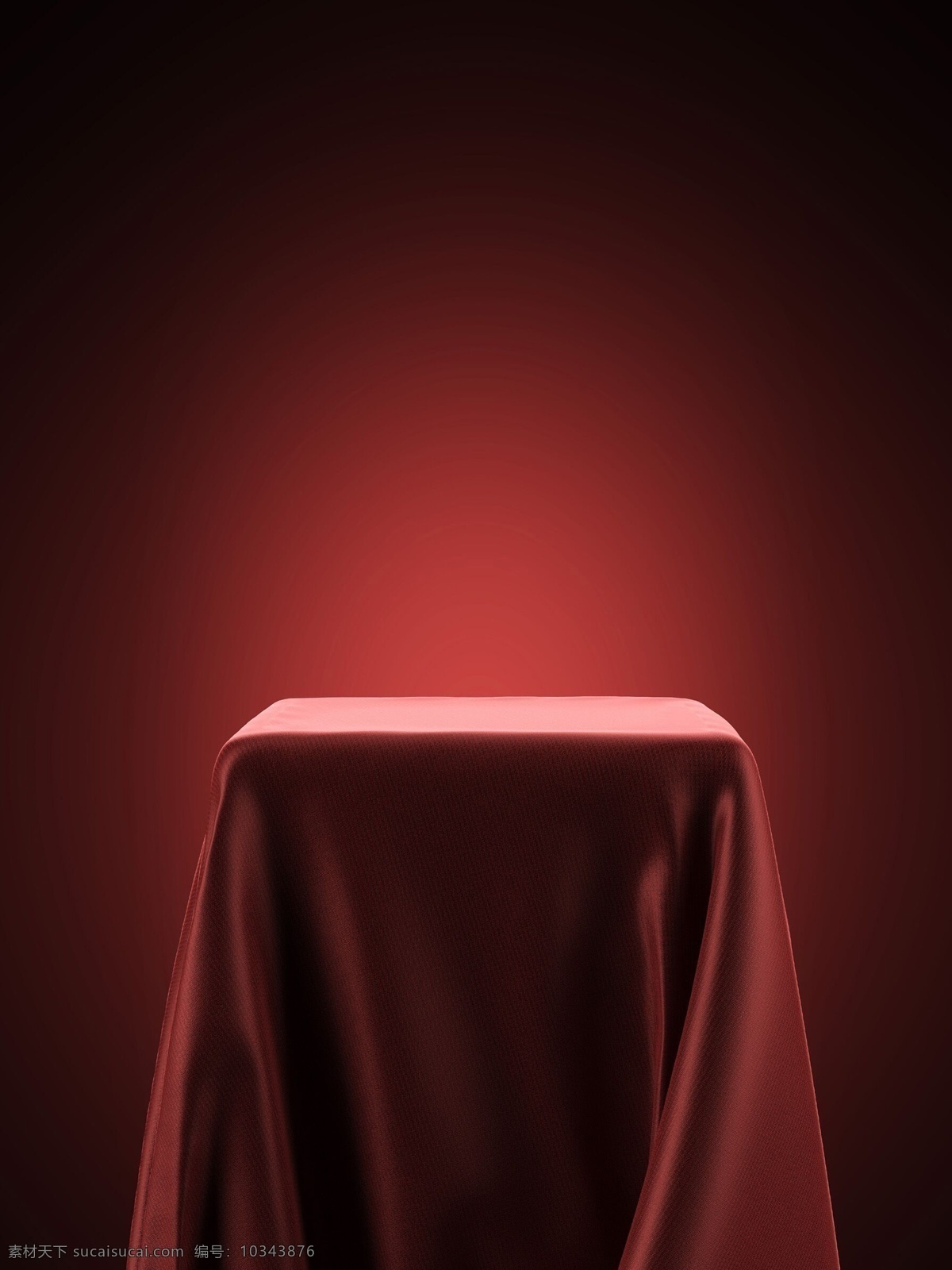 红色 桌子 创意 广告 背景 暗灰色背景 魔术