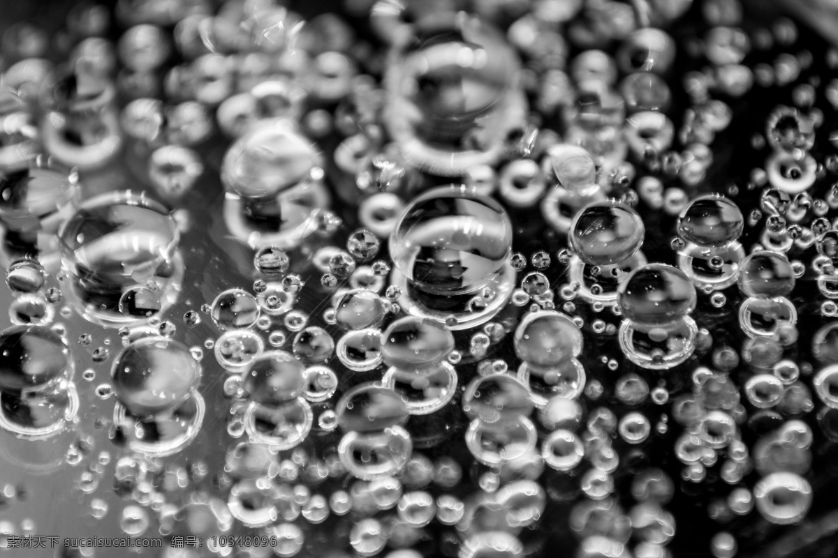 白色水气泡 气泡 水珠 水滴 水 水背景 水主题 水元素 冰水烈火 生活百科 灰色