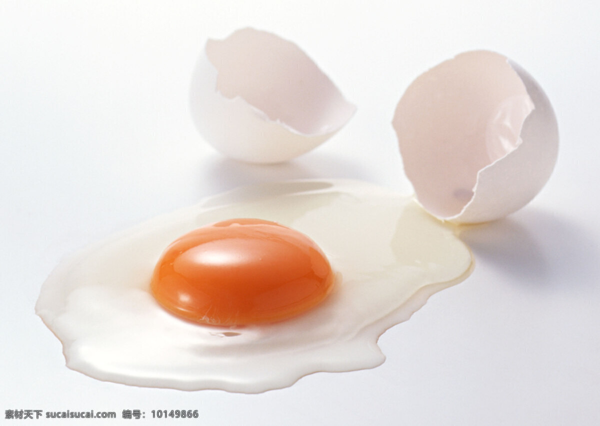 蛋壳 生的 破碎 蛋黄 有机 白色 新鲜 鸡蛋 鸭蛋 营养 蛋清 高清 餐饮美食 食物原料 传统美食