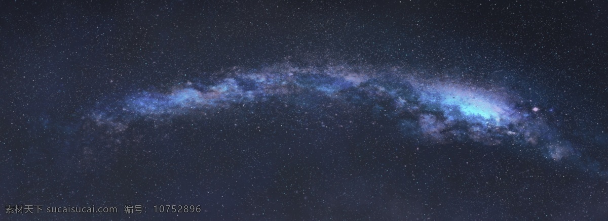 简洁 蓝色 银河系 星空 背景 蓝色背景 天空 星星夜空 配图 大气