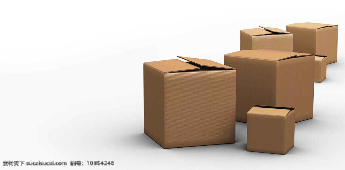 高清 包装 包装盒 创意设计 高清素材 牛皮纸 纸盒 打开的盒子 空白纸盒