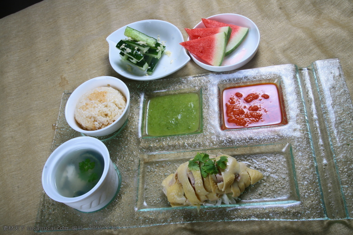 餐饮美食 海南 鸡 套餐 西餐美食 西式 东南亚 式 饭 东南亚式 套餐海南鸡饭 psd源文件 餐饮素材