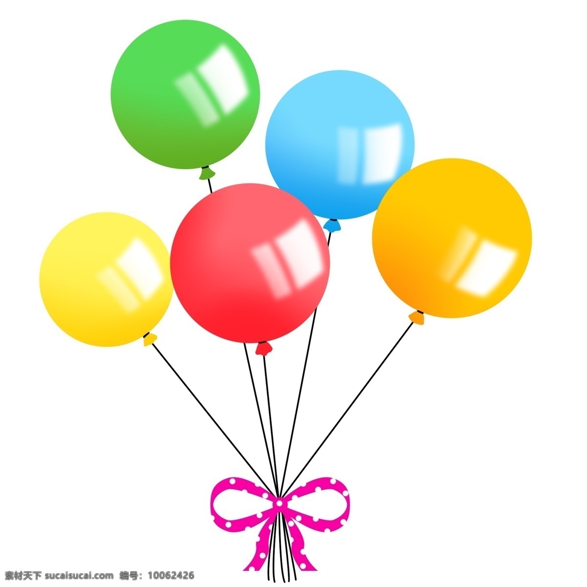 多彩 气球 氢气球 彩色气球 多彩气球