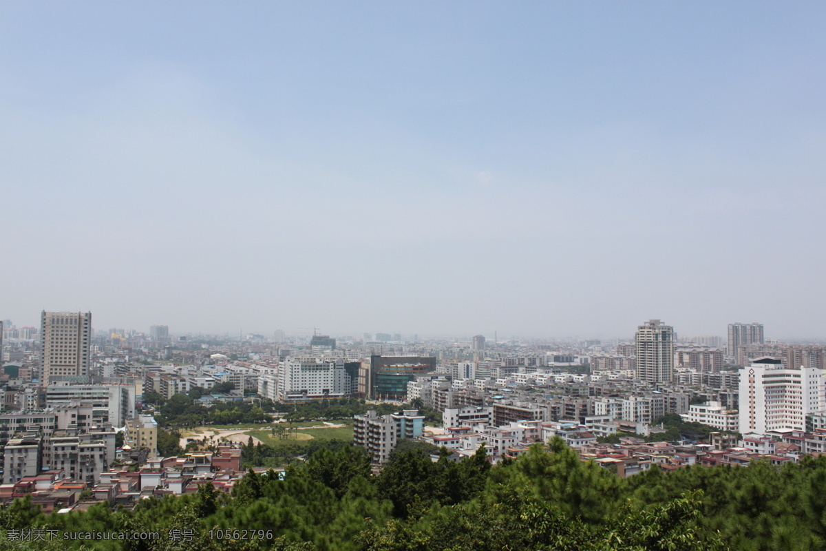 南海全景 佛山 南海 桂城 礌岗山 市貌 山顶 南海大道 建筑景观 自然景观