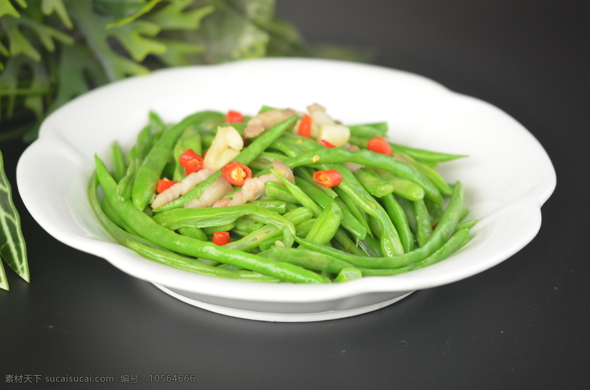 清炒四季豆 清炒 四季豆 湘菜 香甜四季豆 美食 菜品 青绿色 美食摄影类 餐饮美食 传统美食