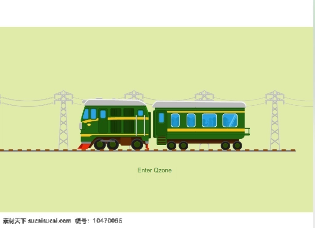 开动 绿皮 火车 flash 动画 开动的 绿皮火车 多媒体 网站应用 swf
