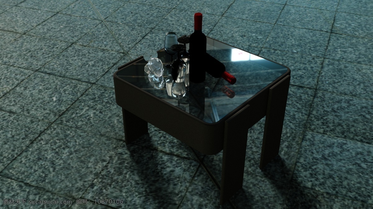 葡萄 酒杯 玻璃 架 酒 3d模型素材 家具模型