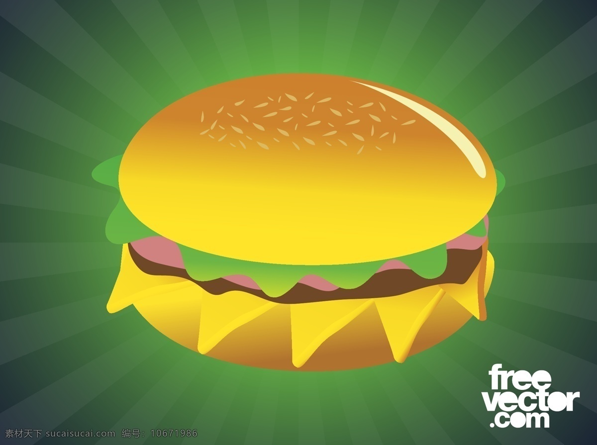 食物素材 手绘食物 矢量素材 美食 快餐美食 食物图标 背景 背景素材 汉堡图标 手绘汉堡