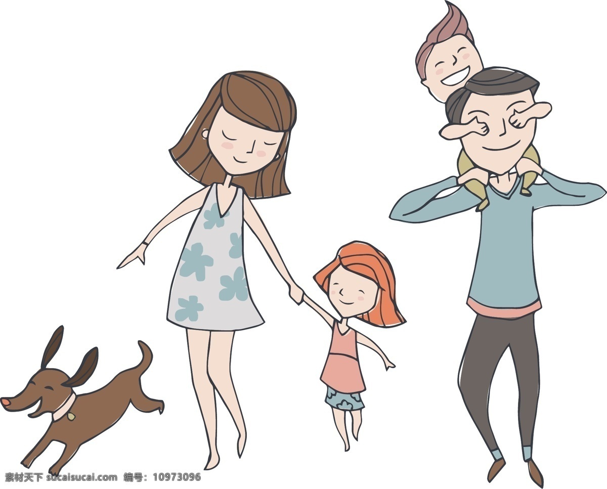 和谐 家庭 人物 元素 和谐家庭 家庭人物 卡通人物 温馨家庭 装饰人物 海报装饰 艺术人物