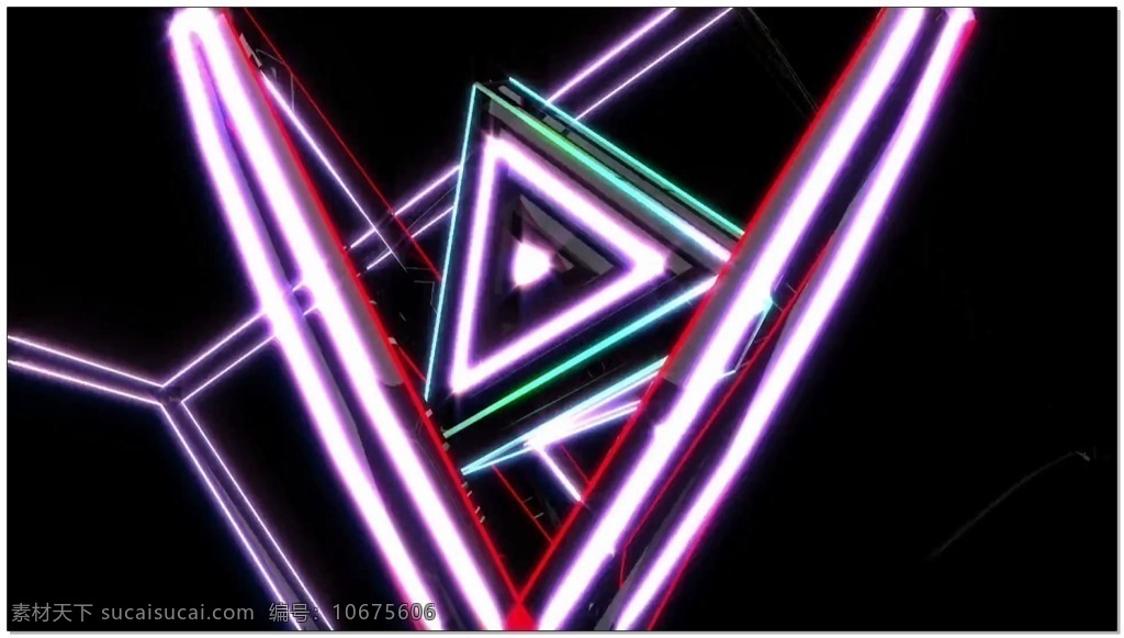 几何 炫 光 动态 视频 炫酷 光束 三维 类 魔法 空间 变换 3d 特效