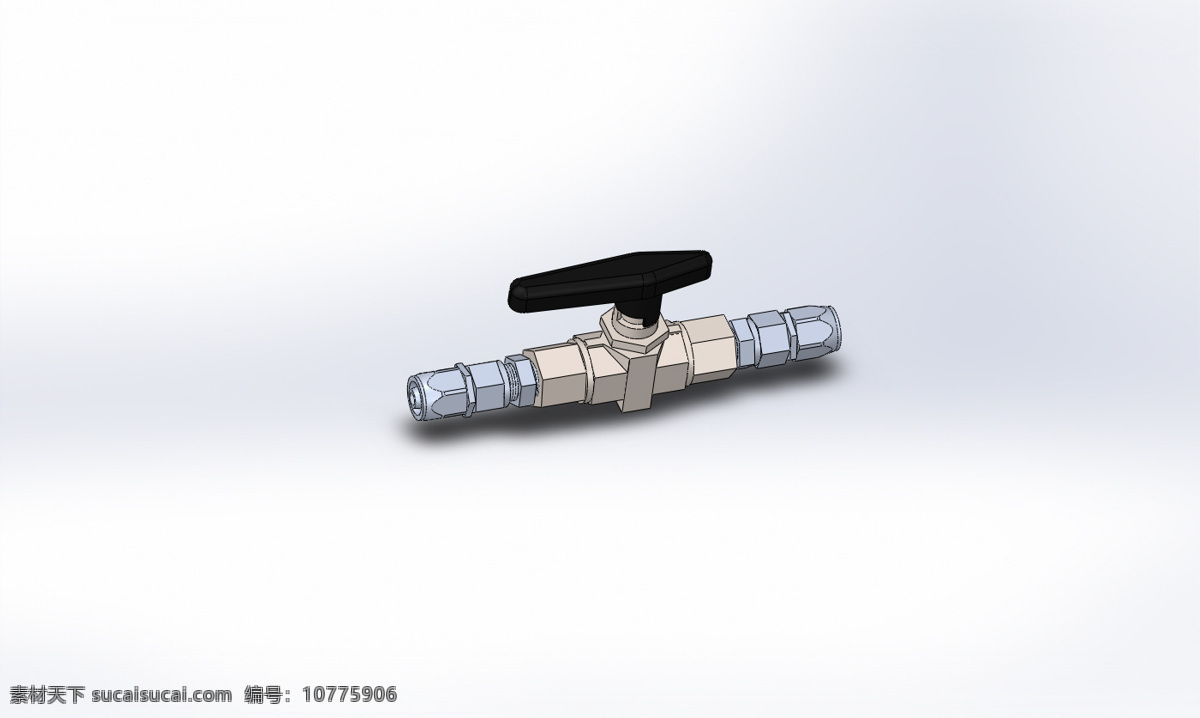 截止阀 阀门 管件 3d模型素材 建筑模型