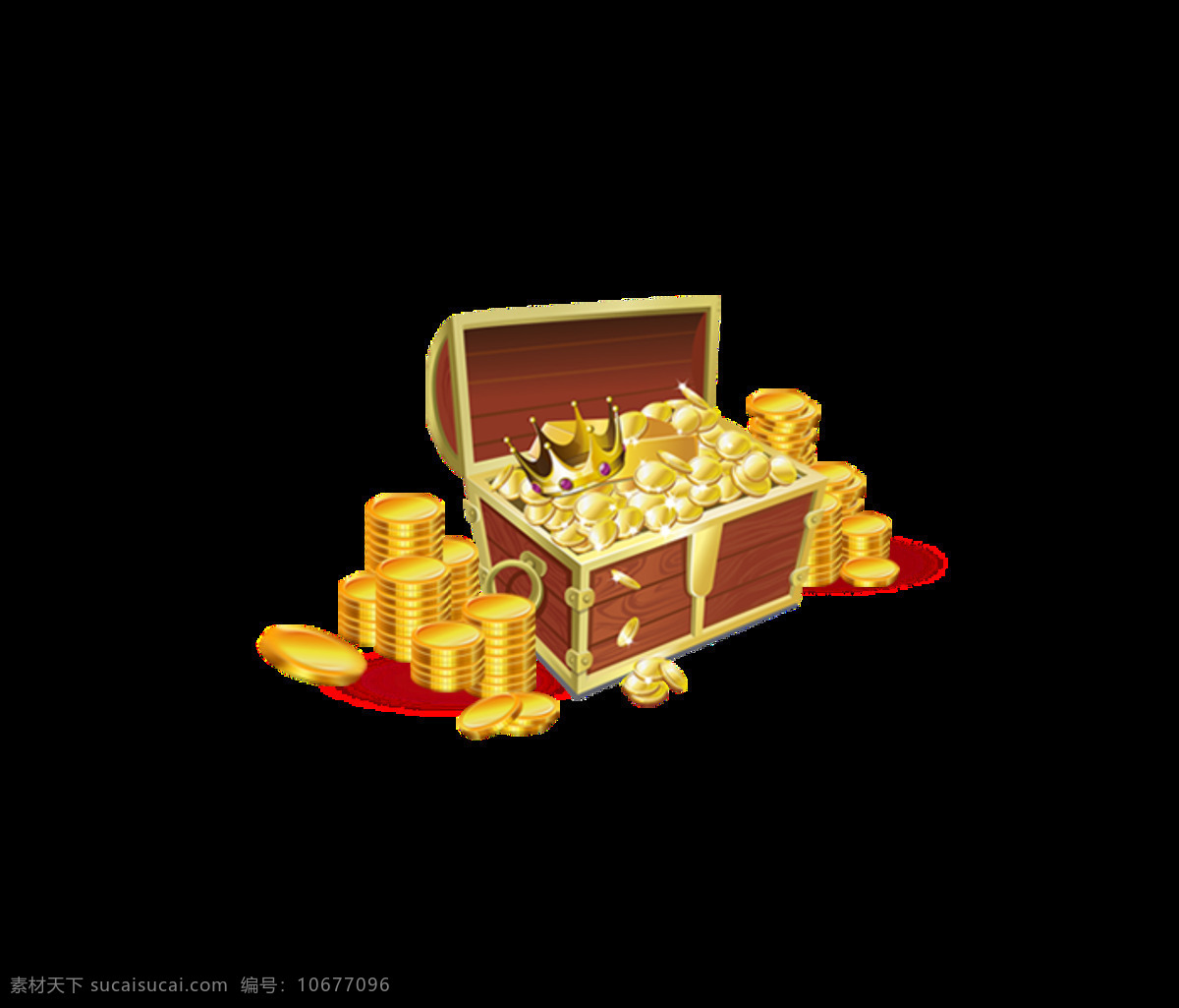 png金币 财富 黄金 货币 金币 金币免扣素材 金融 金色 卡通 宝 箱 图案 元素