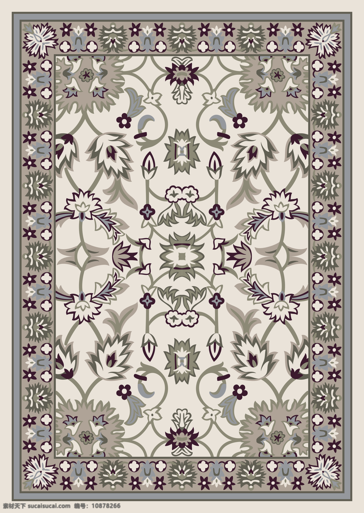 地毯设计 地毯图案 边花 传统图案 外国传统图案 图案设计 花纹设计 图案 花边花纹 底纹边框