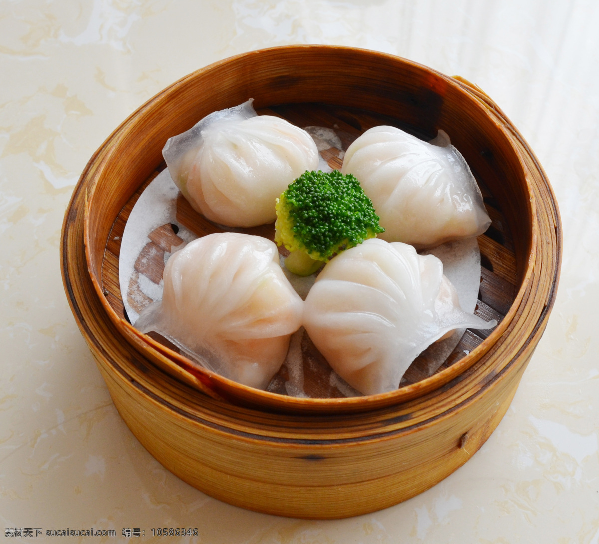 水晶包 包子 小笼包 蔬菜 西蓝花 笼屉 美食图片 餐饮美食 传统美食