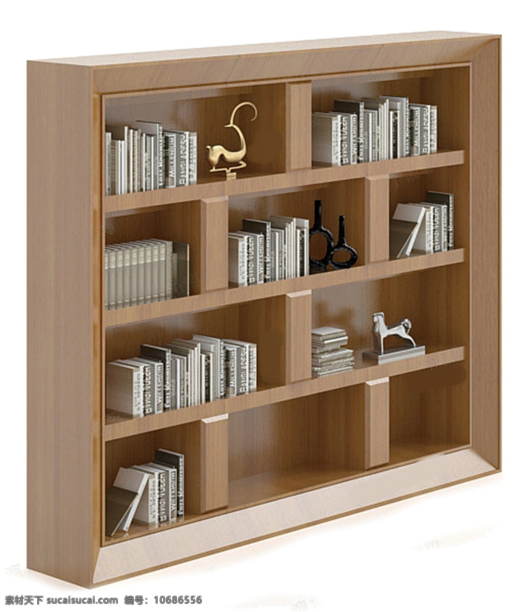 现代 书柜 模型 模板下载 欧式 书房 花瓶 书 花盆 有贴图 家具组合 拉手柜 max2009 陈设品 白色