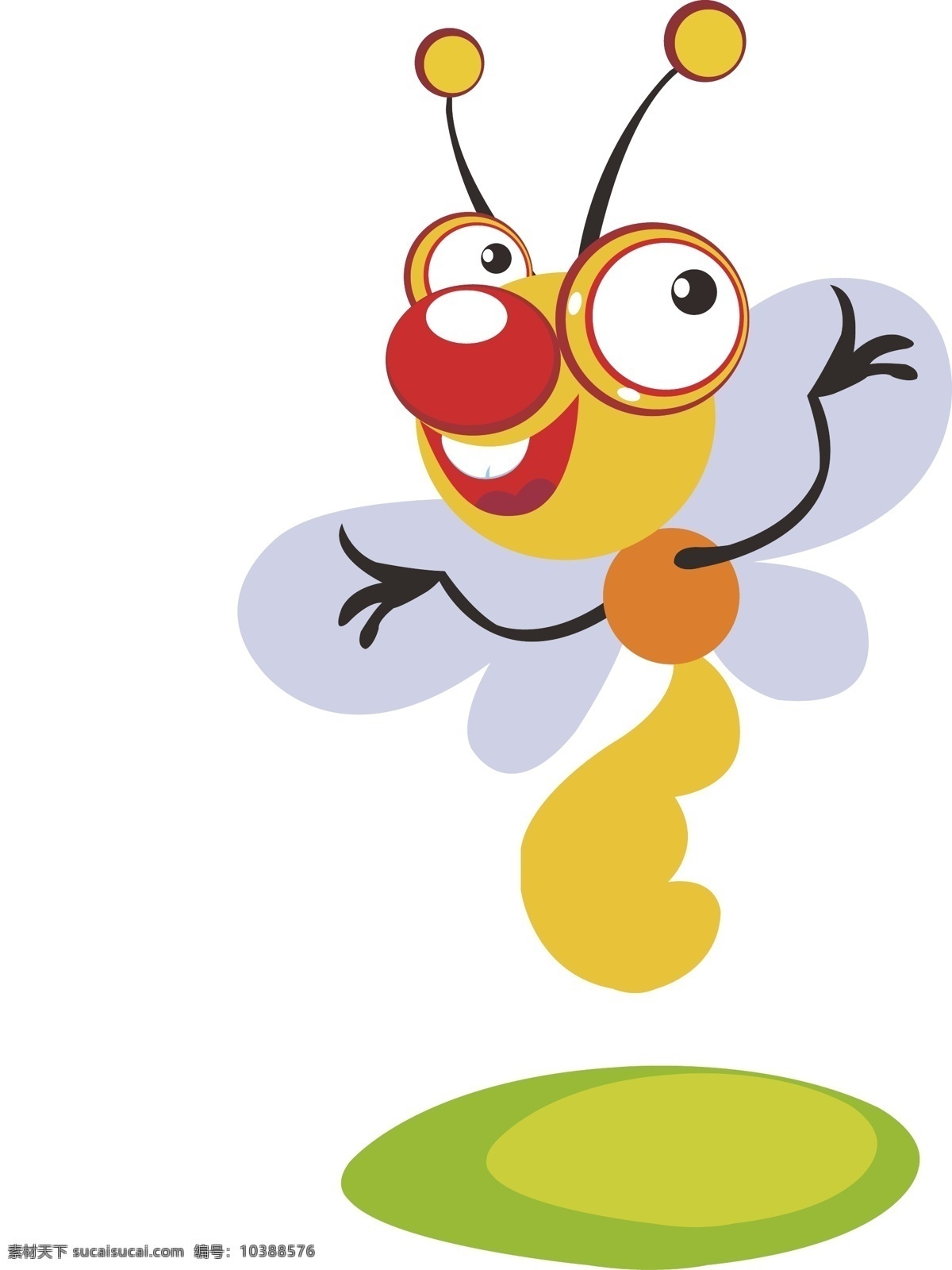 动物类插画 动物 卡通 卡通插画 插画 漫画 卡通漫画 蜜蜂 小蜜蜂 色彩 儿童 创意 形象 可爱 翅膀 飞翔