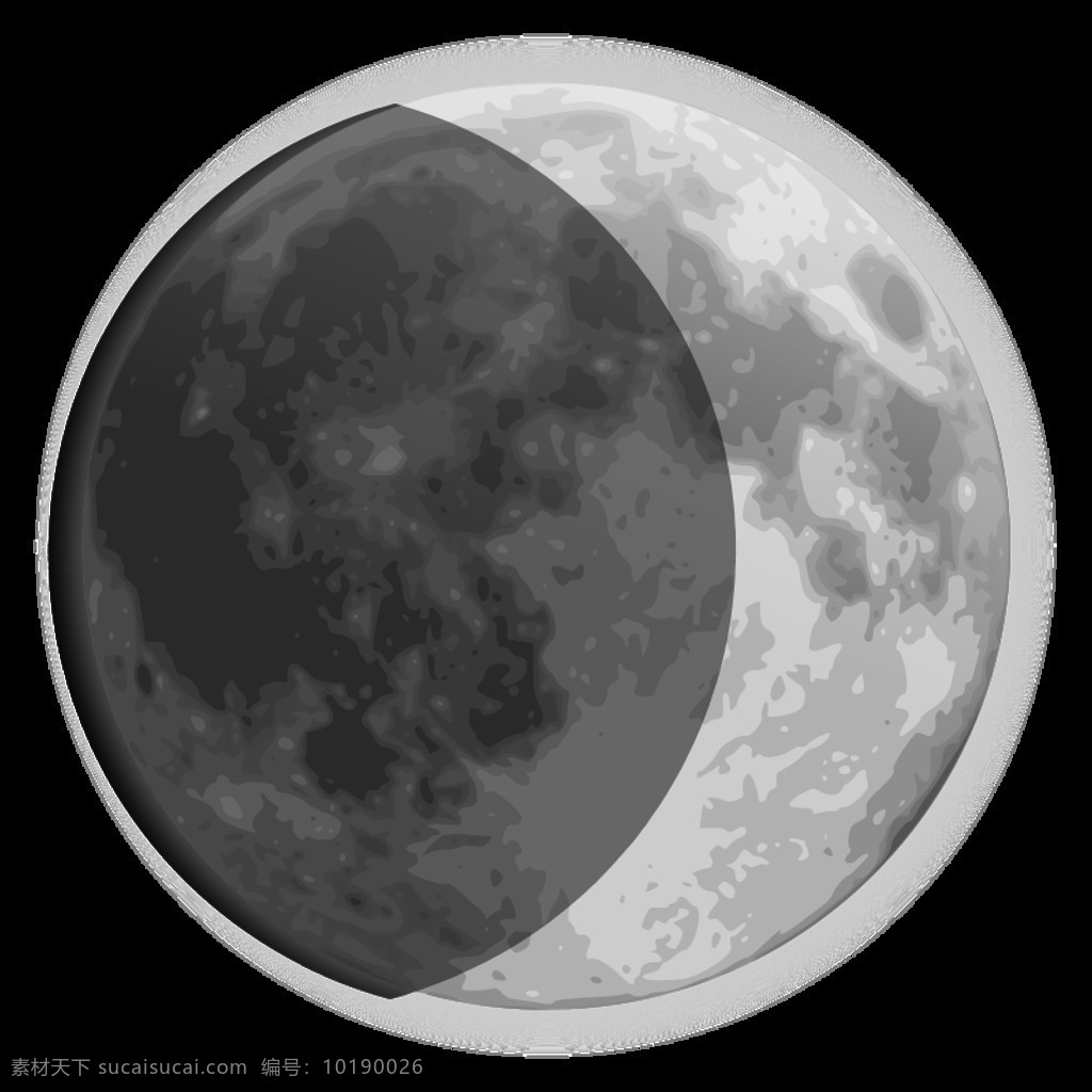 天气图标新月 宇宙的 新月 图标 月亮 天气 svg 黑色