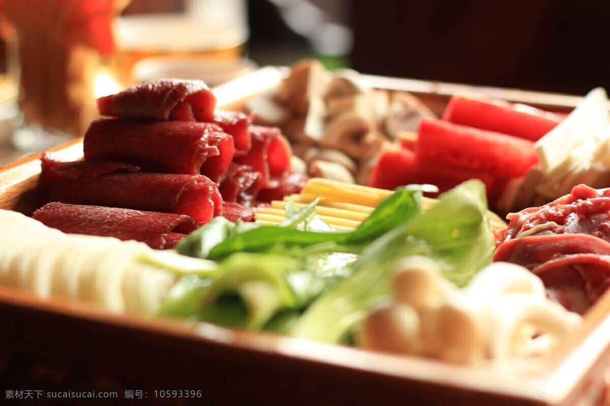 火锅 食 材 鲜肉 蔬菜 火锅食材 伙食 食材 美食 餐饮美食 传统美食