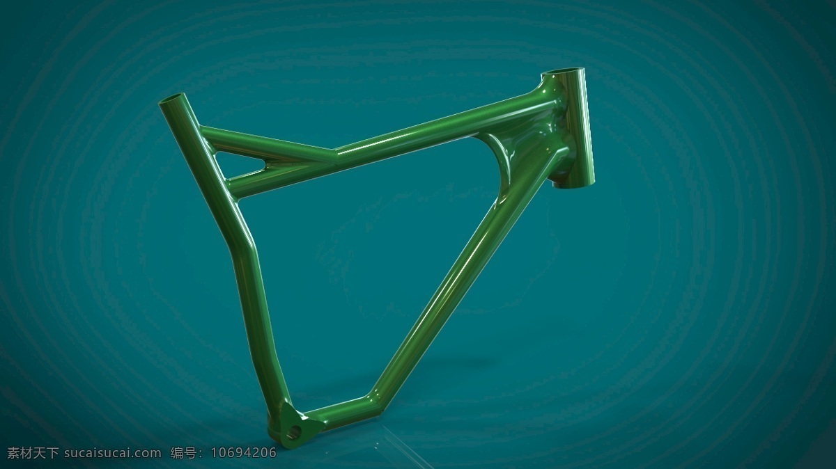 登山 车 车架 自行车 框架结构 bicicle 圆 3d模型素材 电器模型