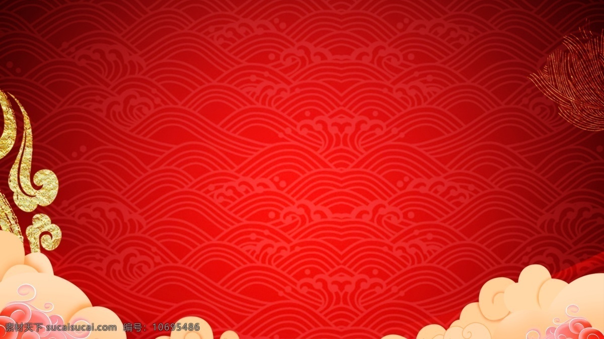 红色 新年 促销 展板 背景 喜庆 新年快乐 广告背景 背景素材 猪年 猪年大吉 新春 背景展板