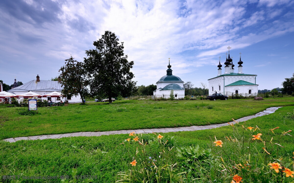 俄罗斯 小镇 苏兹 达尔 风景