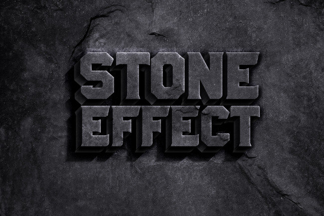 岩石特效字体 岩石字体设计 质感字体 特效字体 质感背景 黑色