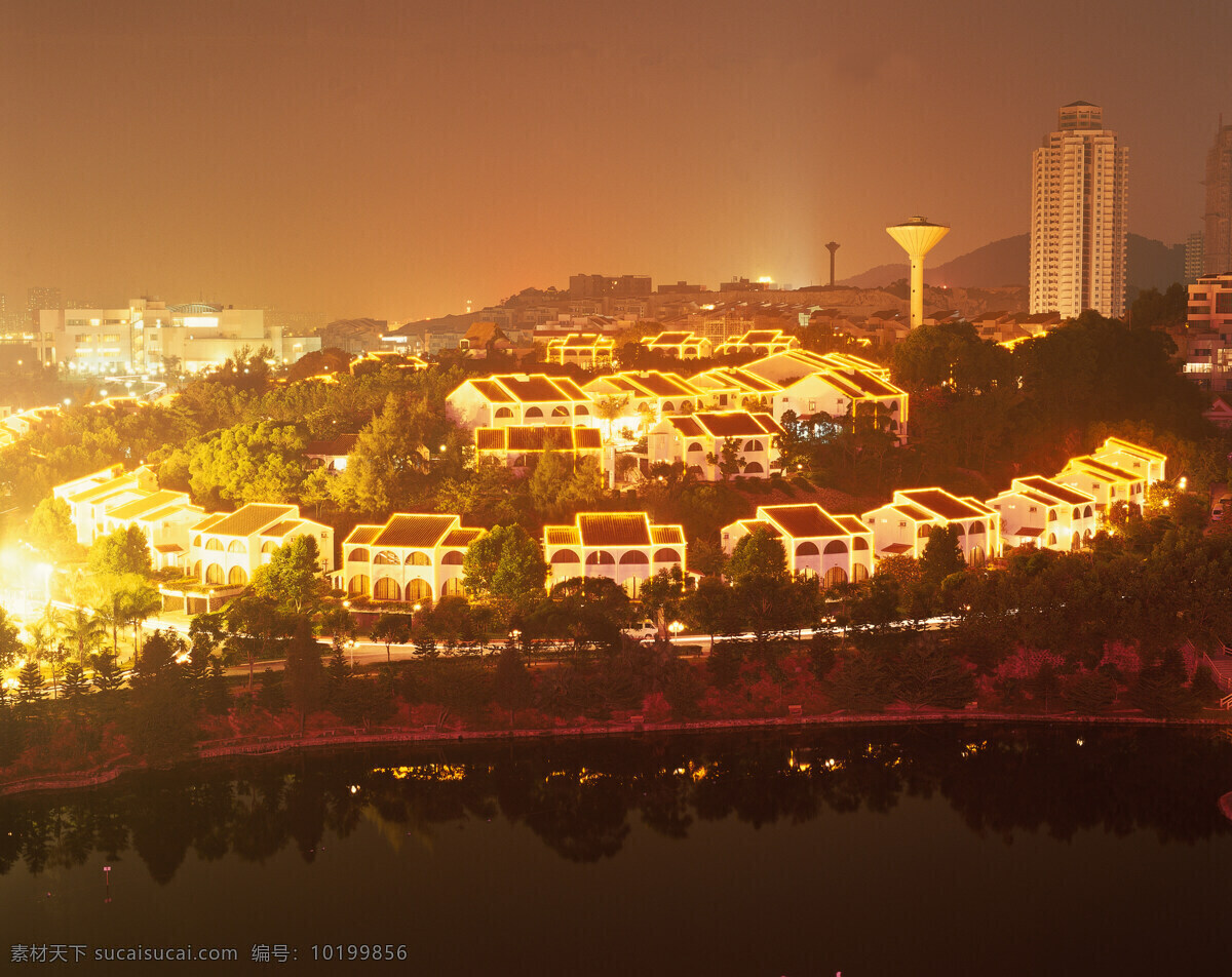 城市 夜景 城市之夜 城市夜景 高楼大厦 繁华都市 繁荣城市 灯光 霓虹灯 道路 马路 城市风光 环境家居