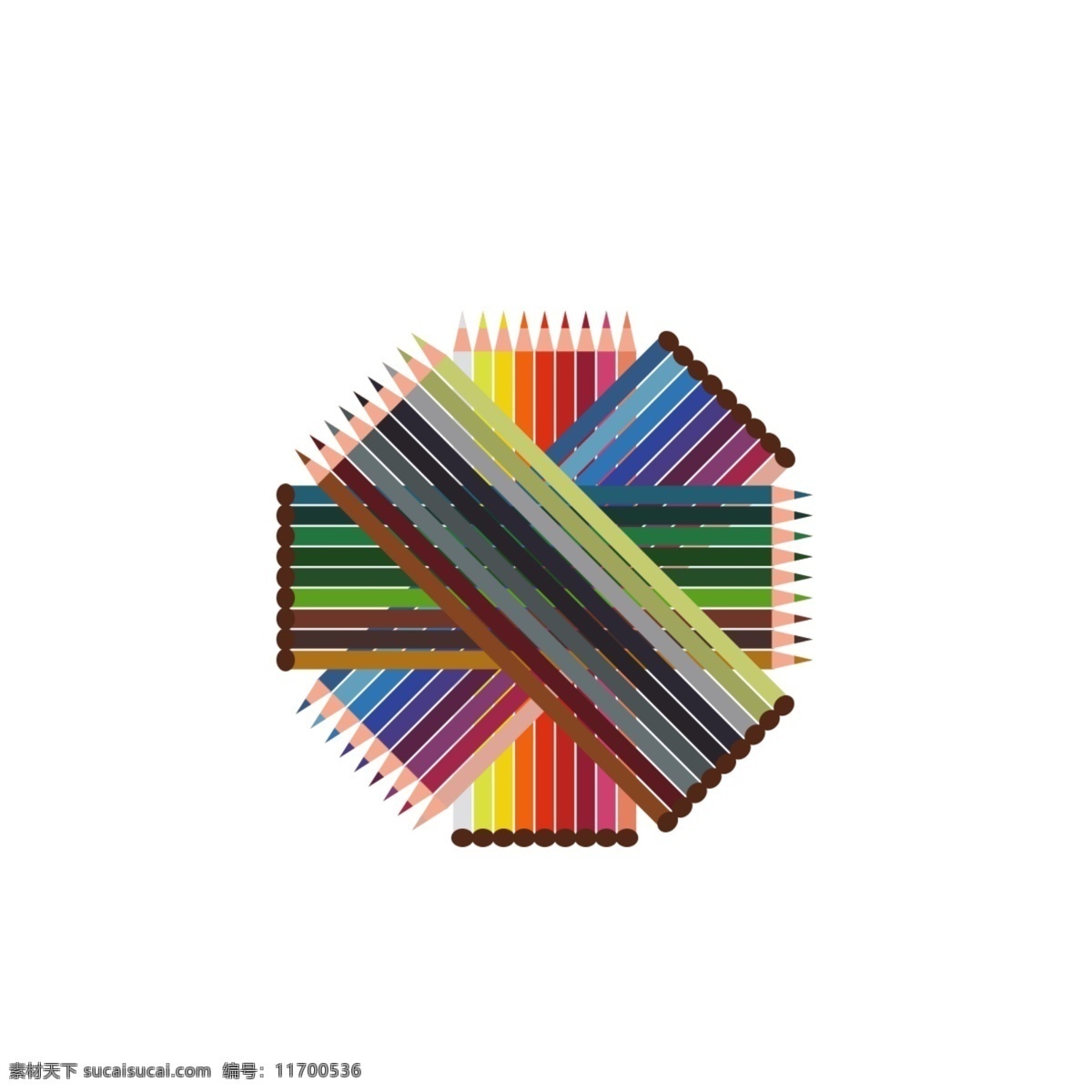 创意 手绘 绘画 彩 色彩 铅 铅笔 折叠 叠加 元素 彩铅 彩色 设计元素