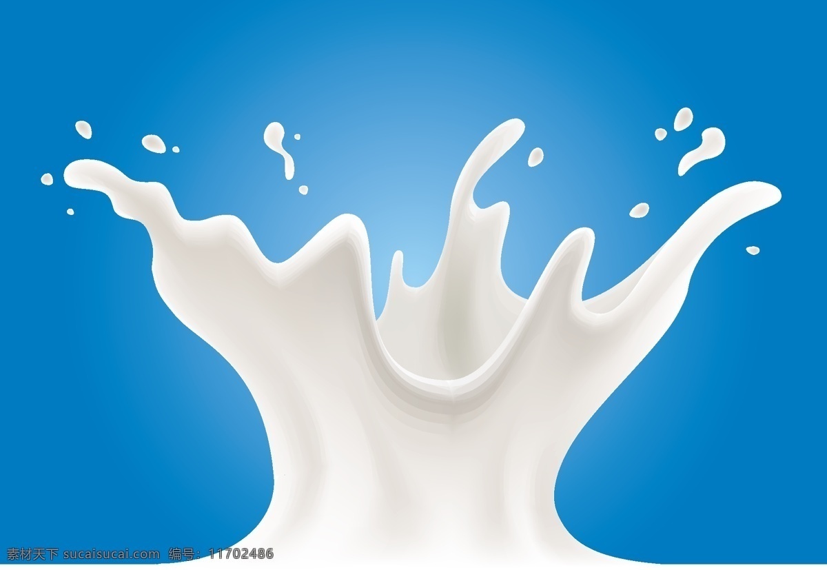白色奶花 白色 奶花 牛奶 饮料 食物 生活百科 矢量素材