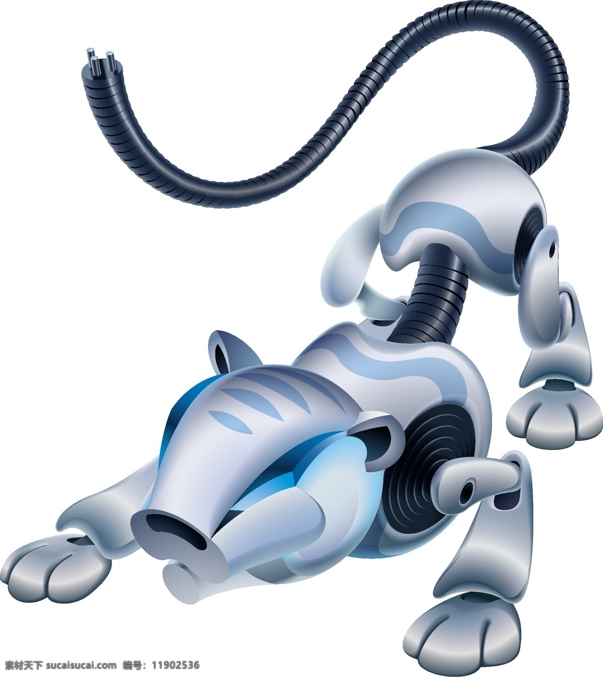 机器狗 现代科技 创意 创想 手绘 科技背景 卡通动漫 卡通机器人 科技时代 商务 科技 3d机器人 3d设计 白色