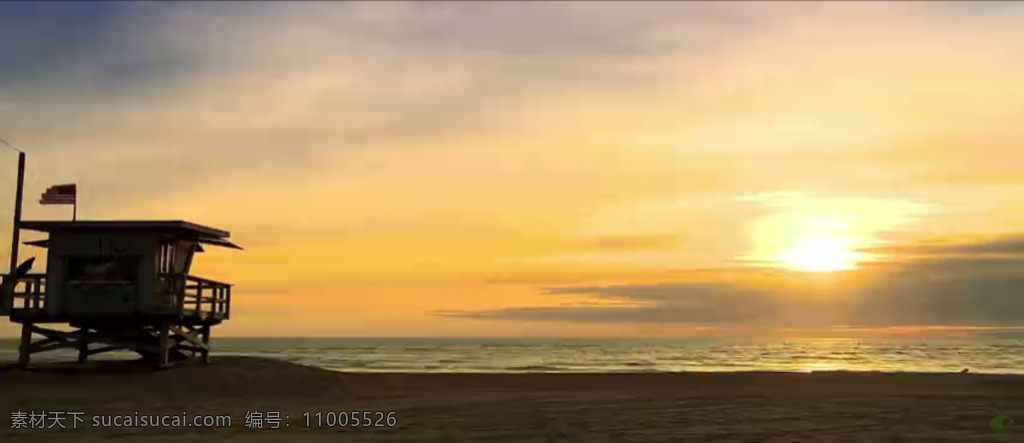 夕阳 下 海景 金色 沙滩 高清 实拍 视频 黄昏 落日 实拍视频