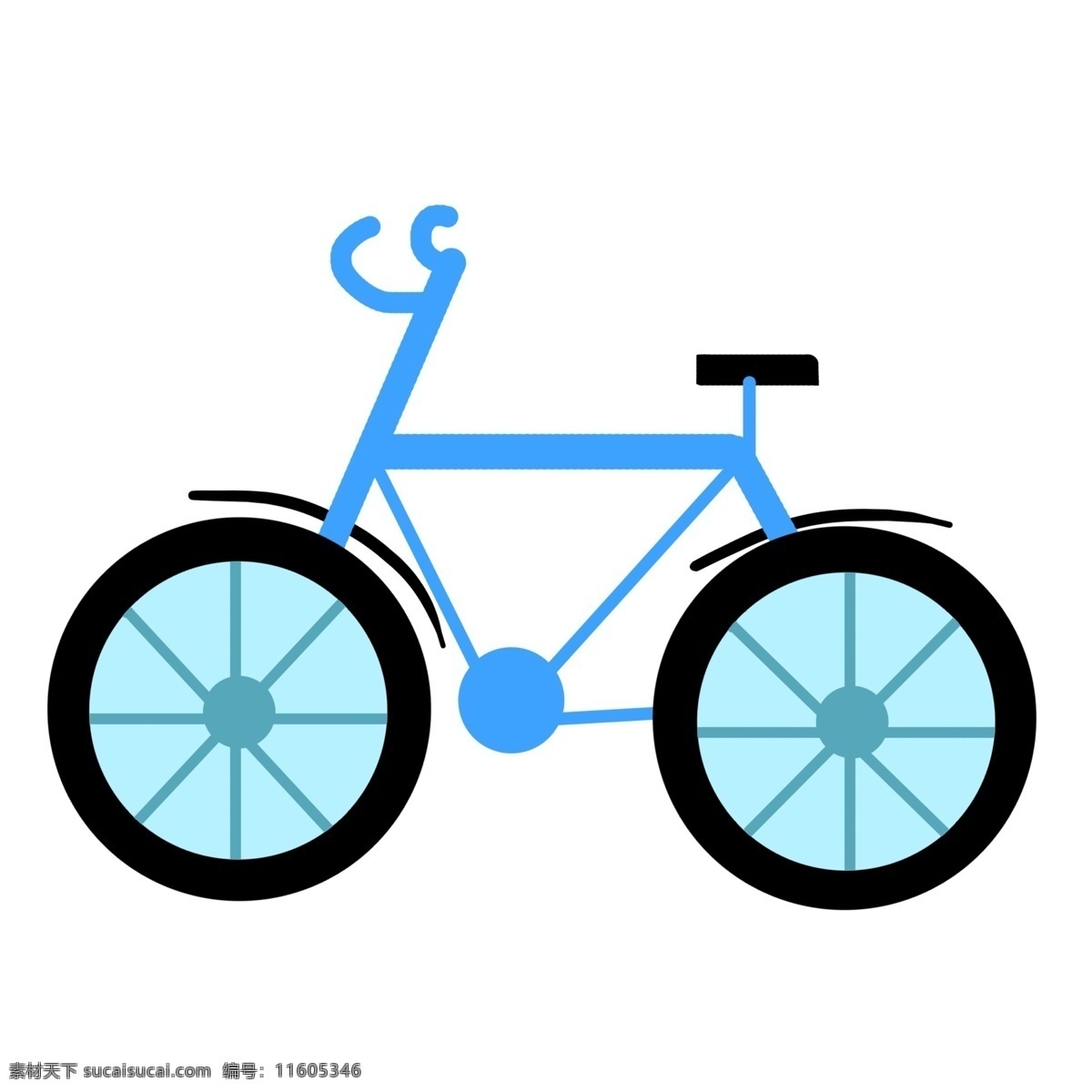 蓝色 交通 自行车