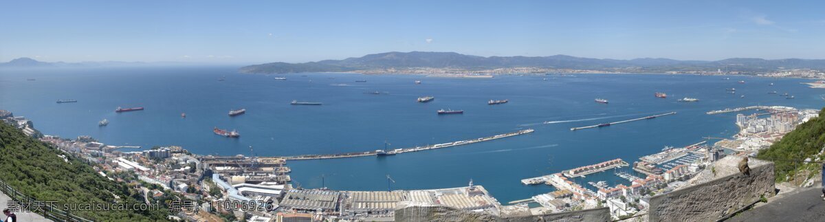 直布罗陀海峡 船 国外风景 国外旅游 海景 蓝天 旅游摄影 外国风景 近山 远海 风景 生活 旅游餐饮