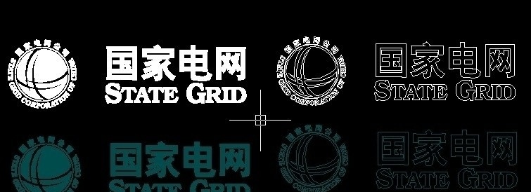 国家 电网 标志 cad 国家电网 源文件 dwg