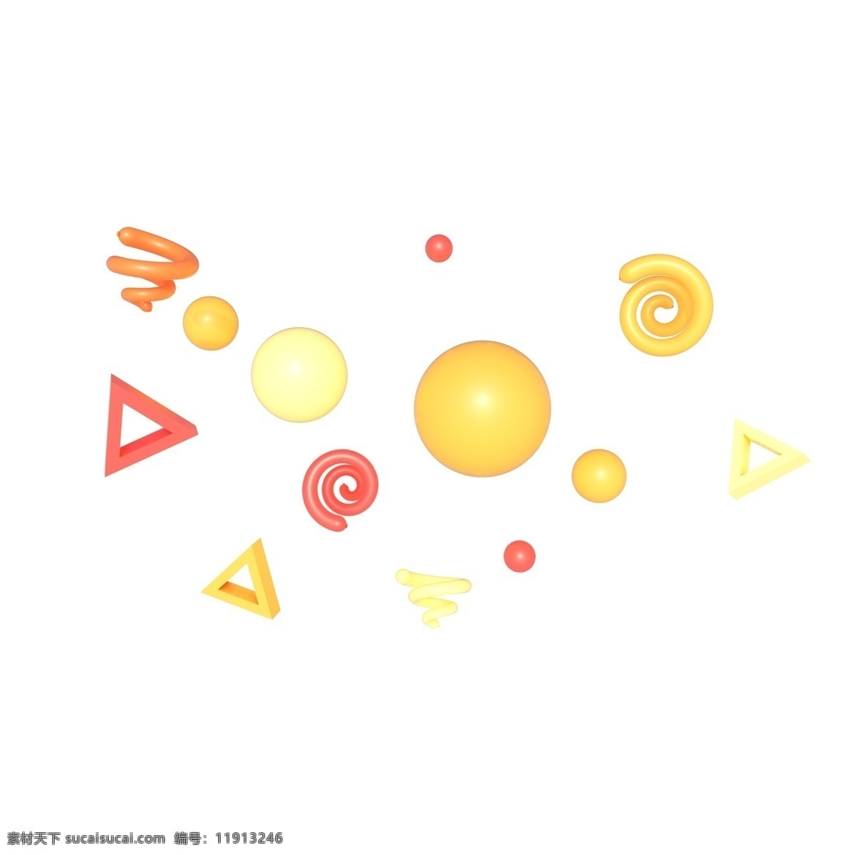 电商 c4d 立体几何 漂浮 立体 几何 装饰 淘宝 天猫 首页 海报 装修 活动 促销 装饰图案