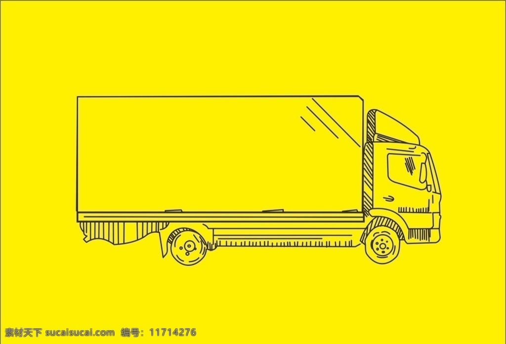 卡车 适量线描 版本 适量卡车 线描卡车 卡车矢量图 货车适量图 货车线描 货车 物流 生活百科