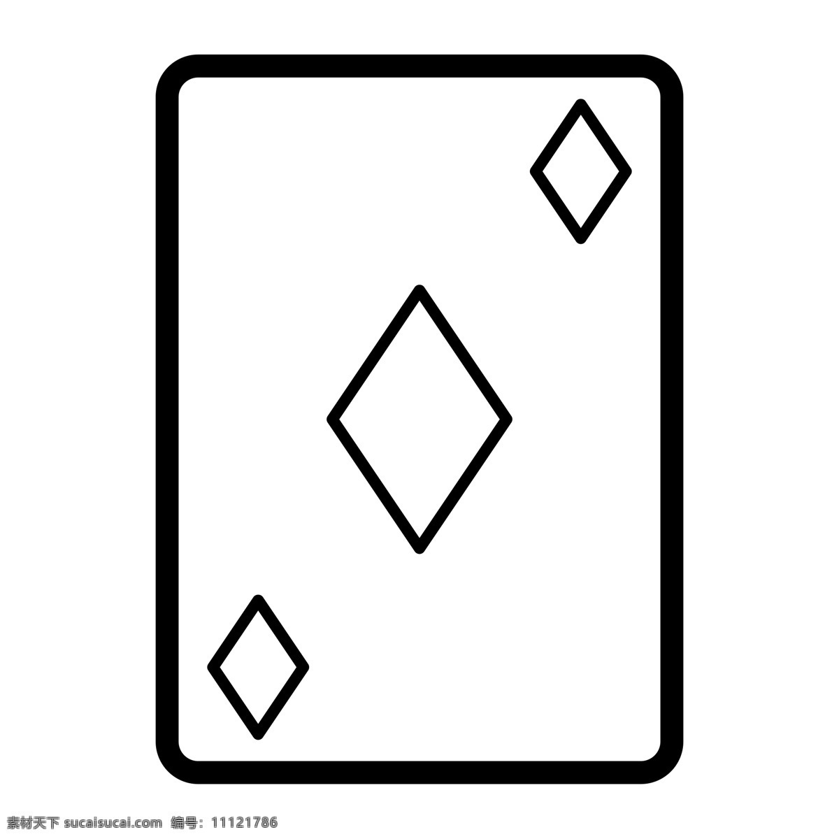 黑色 圆角 扑克牌 元素 创意 扁平化 ui 图标 卡通插画 方片 纹理