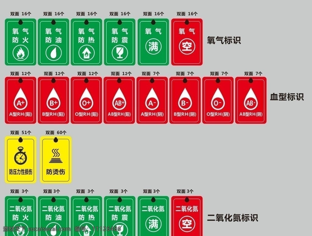 四防标识 医院标识 防震 防火 防油 防热 名片卡片