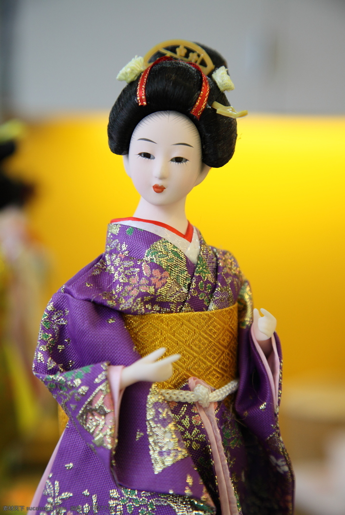 木偶 日本 和服 女子 人偶 摄影工艺品 文化艺术