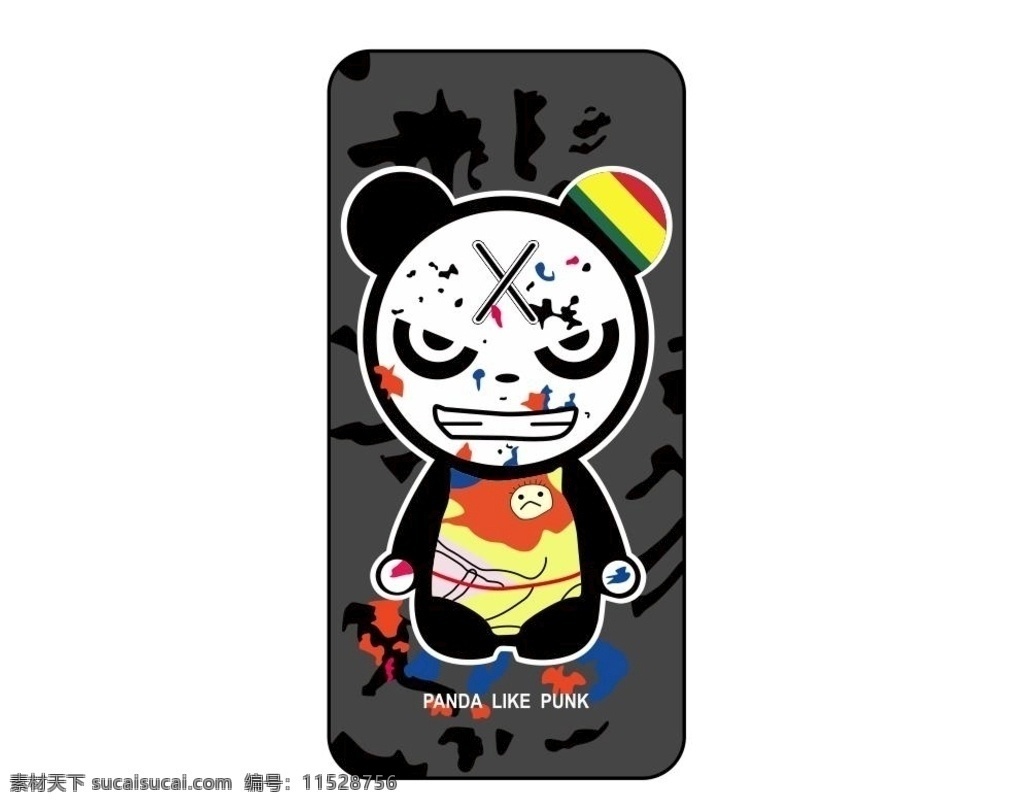 暴力熊手机壳 暴力熊 手机壳 熊 牌子 创意 熊猫 卡通 动漫