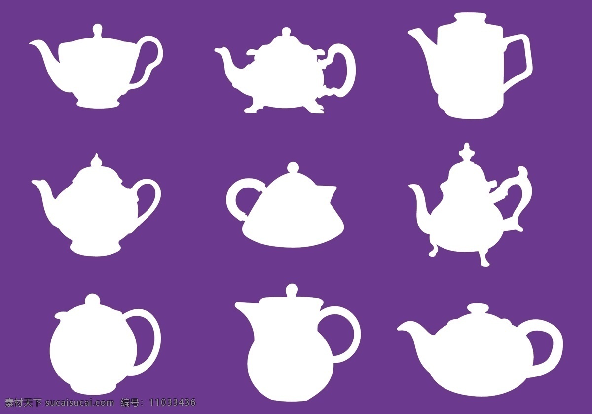 扁平化 茶壶 茶壶素材 扁平化茶壶 矢量素材 下午茶 茶 茶饮